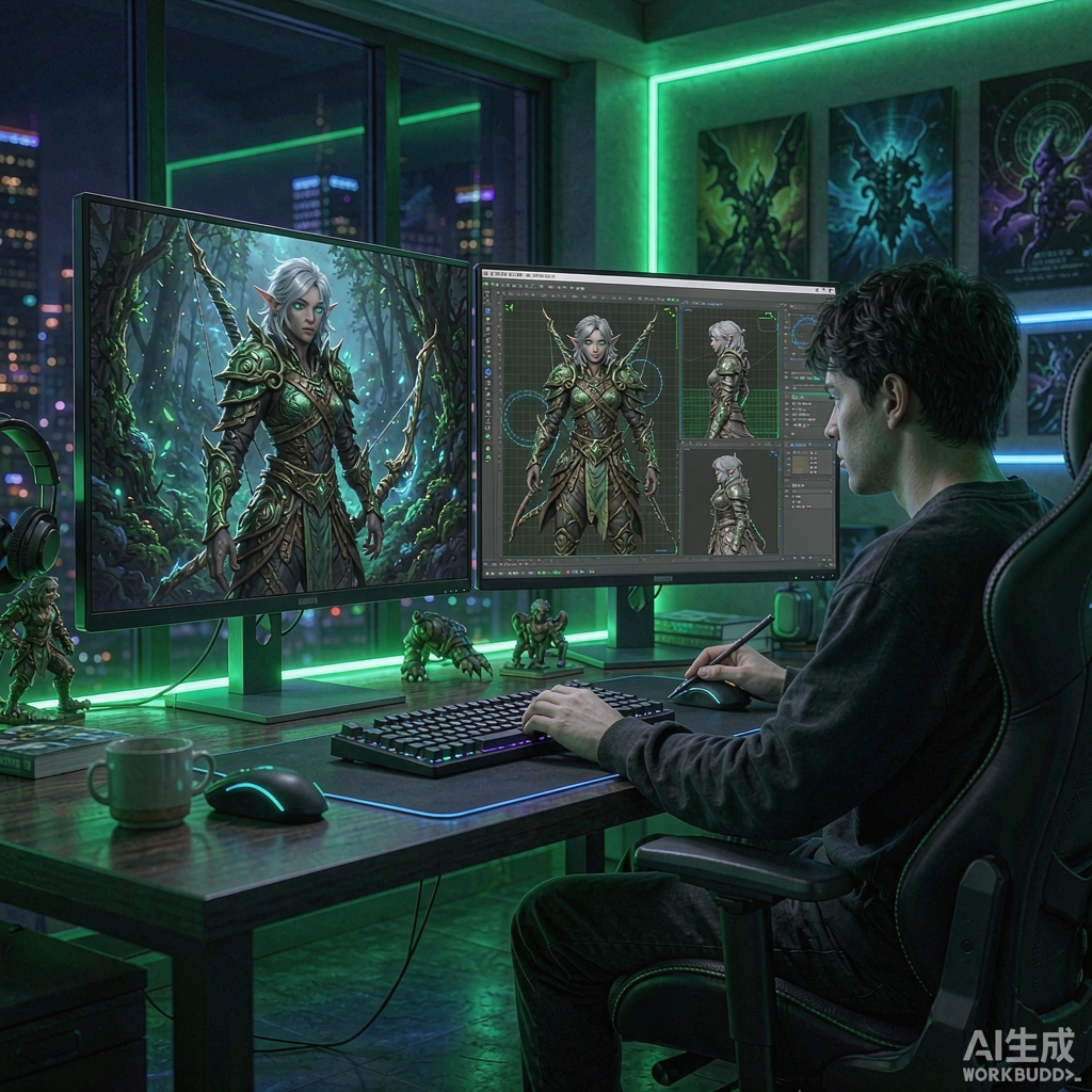 动漫游戏美术与开发服务